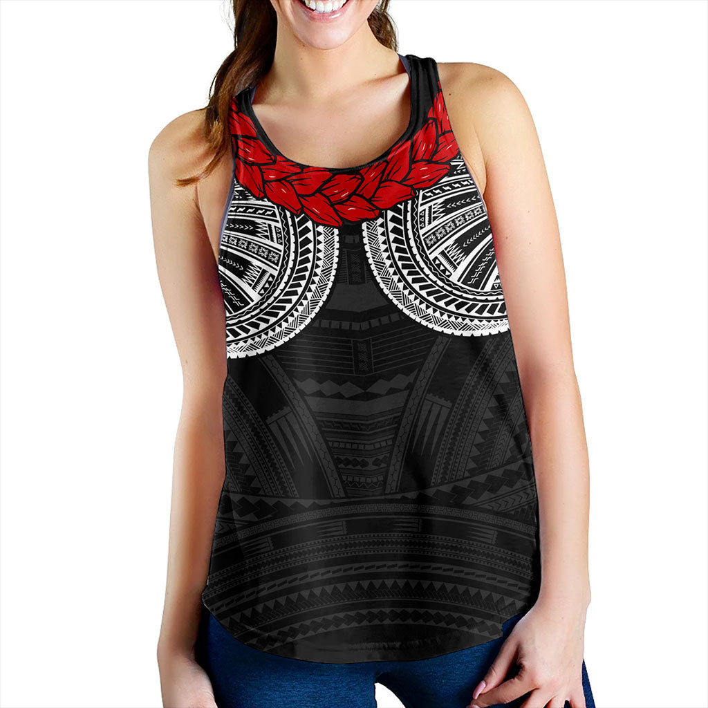 Samoa Women Tank Ula Fala Tatau Design