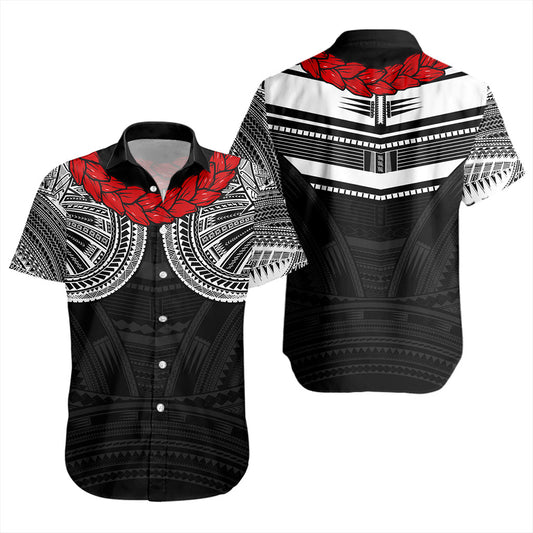 Samoa Short Sleeve Shirt Ula Fala Tatau Design