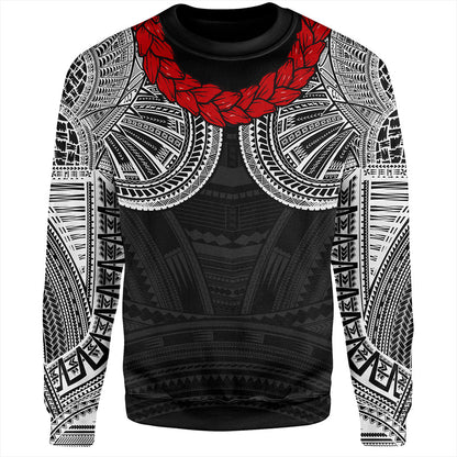 Samoa Sweatshirt Ula Fala Tatau Design