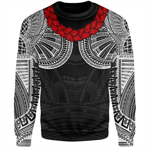 Samoa Sweatshirt Ula Fala Tatau Design