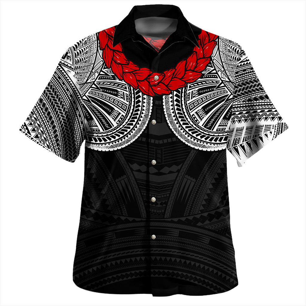 Samoa Hawaiian Shirt Ula Fala Tatau Design