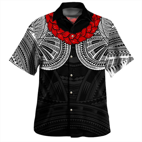 Samoa Hawaiian Shirt Ula Fala Tatau Design
