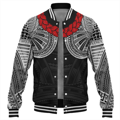 Samoa Baseball Jacket Ula Fala Tatau Design
