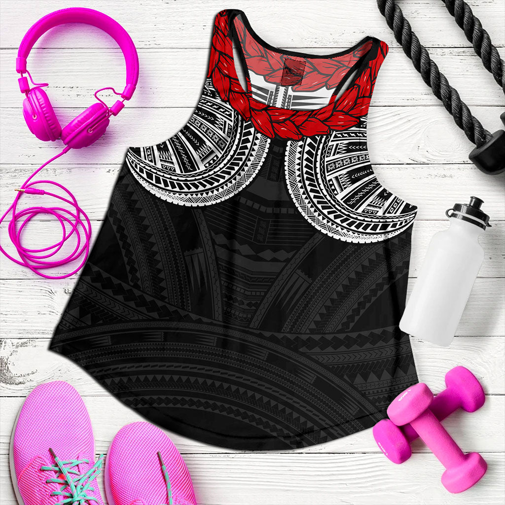 Samoa Women Tank Ula Fala Tatau Design