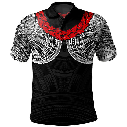 Samoa Polo Shirt Ula Fala Tatau Design