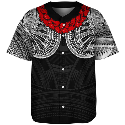 Samoa Baseball Shirt Ula Fala Tatau Design