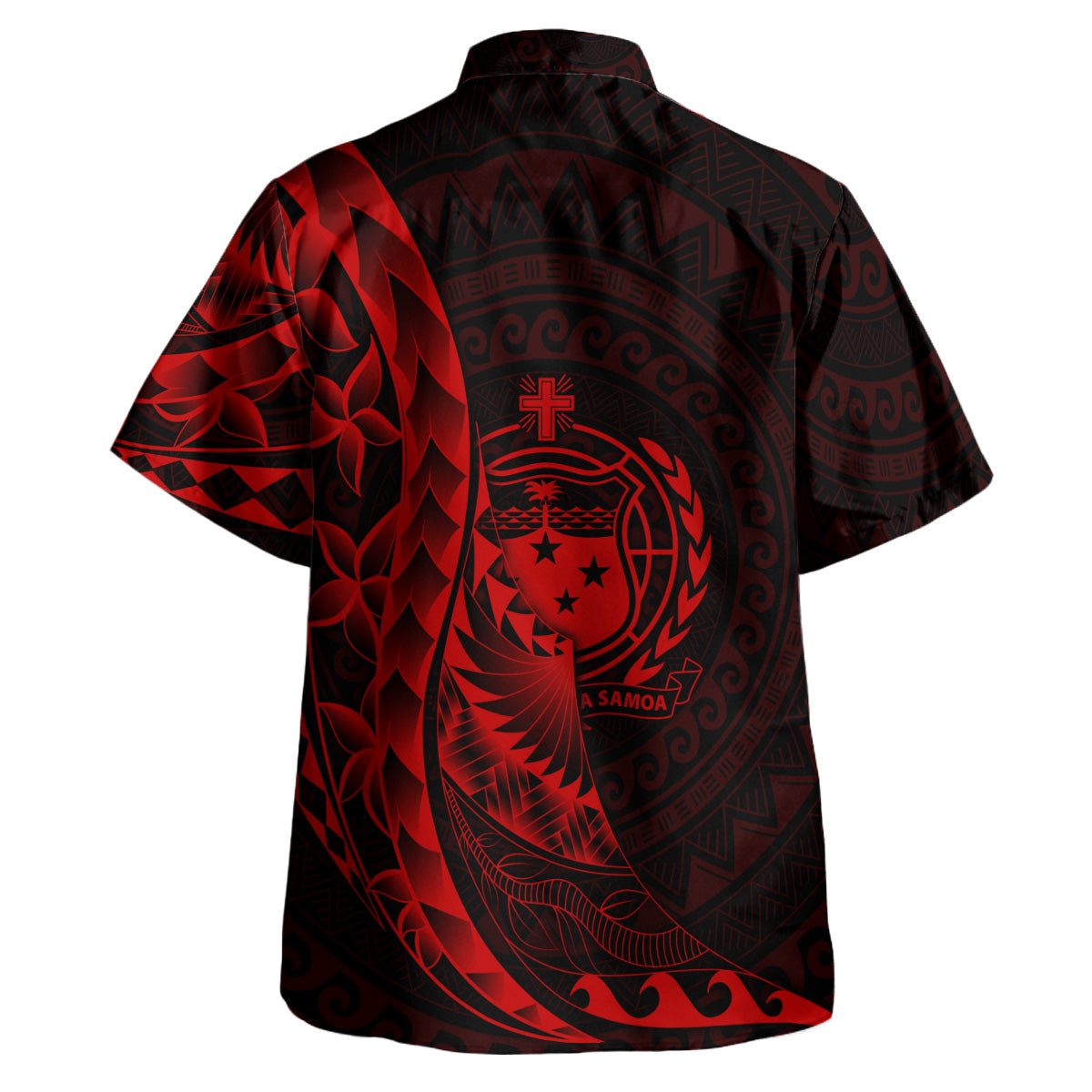 Samoa Custom Personalised Hawaiian Shirt Polynesian Pattern Style