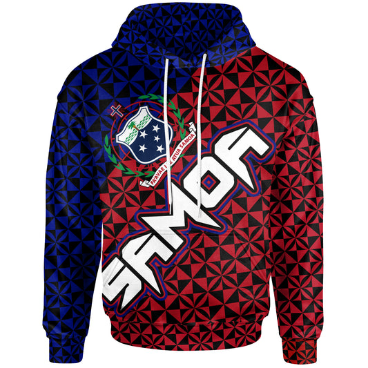 Samoa Hoodie - Samoa Coat Of Arm