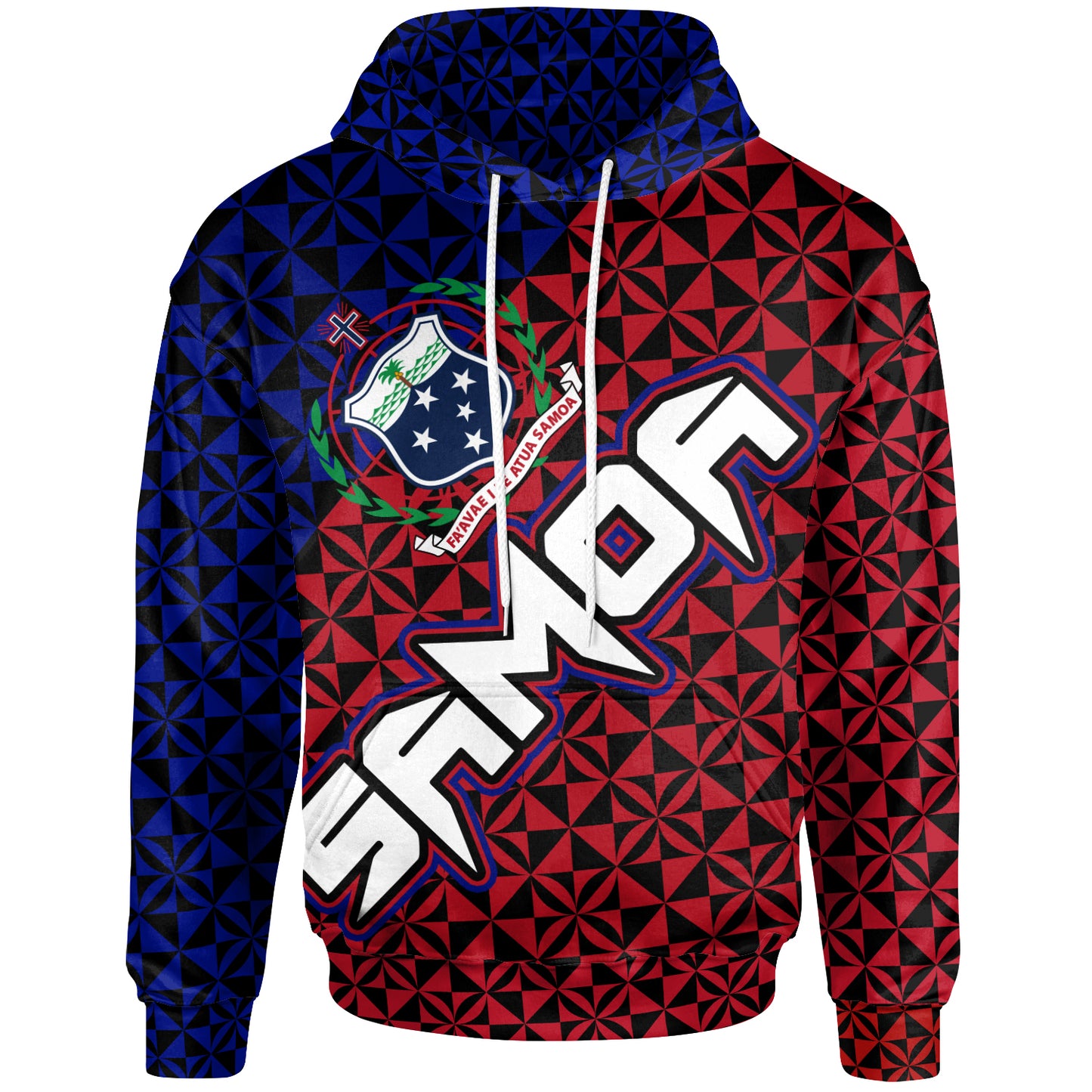 Samoa Hoodie - Samoa Coat Of Arm