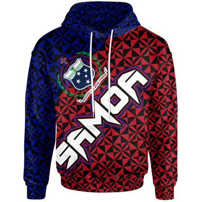 Samoa Hoodie - Samoa Coat Of Arm