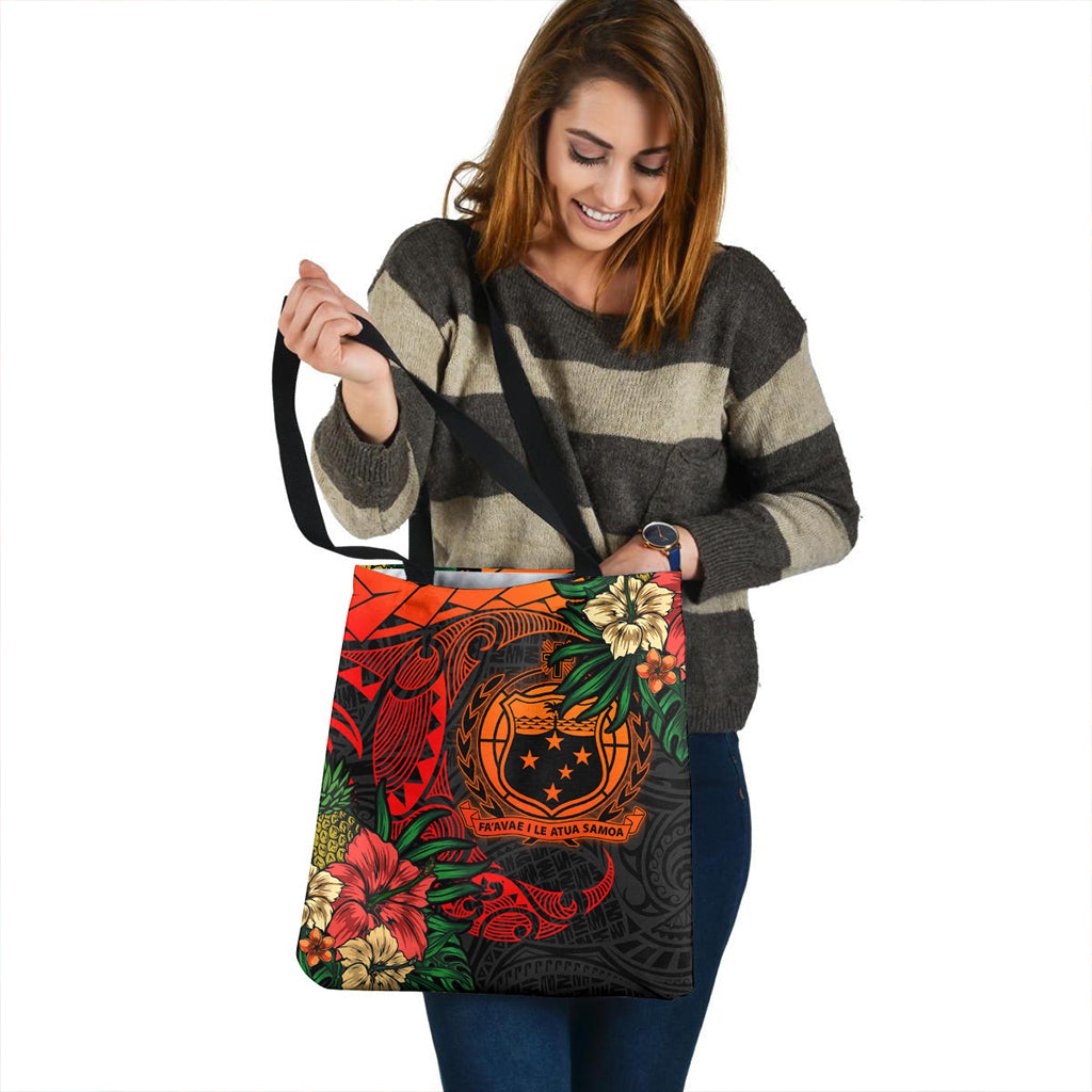 Samoa Tote Bag Polynesian Turtle Tropical