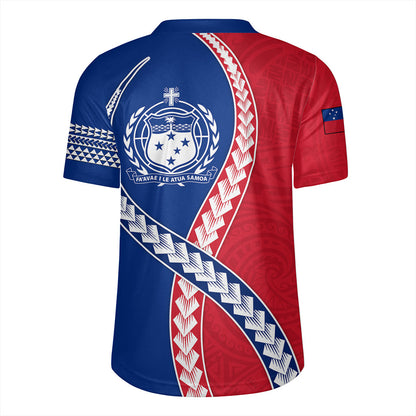 Samoa Rugby Jersey Tribal Polynesian In My Heart