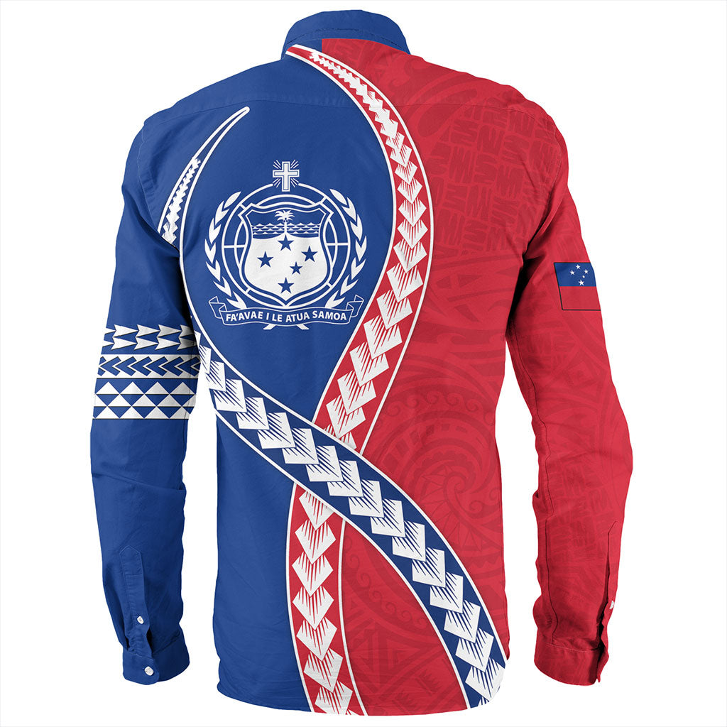 Samoa Long Sleeve Shirt Tribal Polynesian In My Heart
