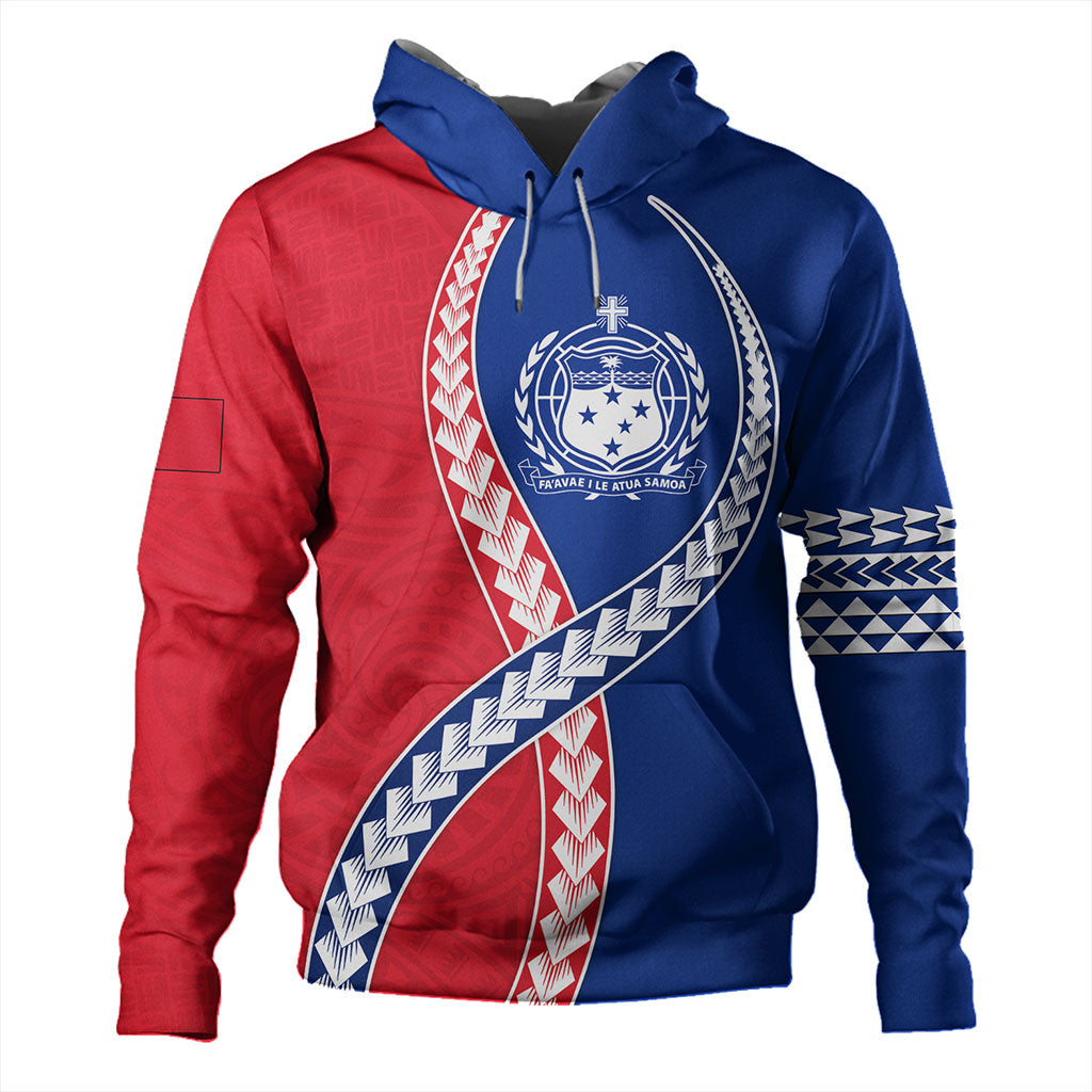 Samoa Hoodie Tribal Polynesian In My Heart
