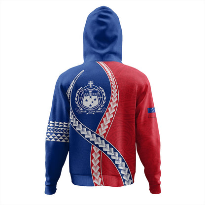 Samoa Hoodie Tribal Polynesian In My Heart