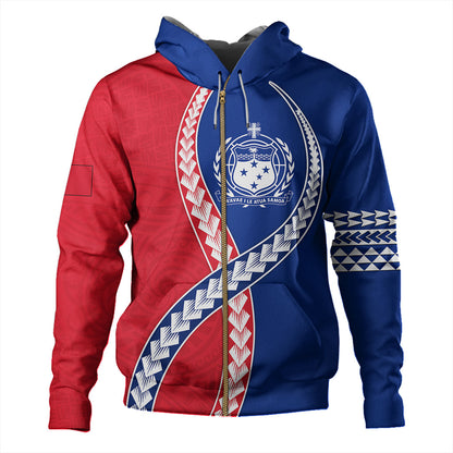 Samoa Hoodie Tribal Polynesian In My Heart