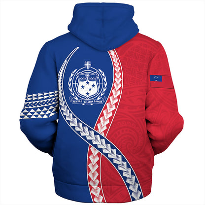 Samoa Sherpa Hoodie Tribal Polynesian In My Heart