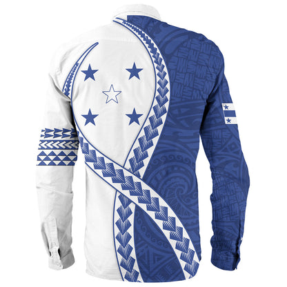 Gambier Islands Long Sleeve Shirt Tribal Polynesian In My Heart