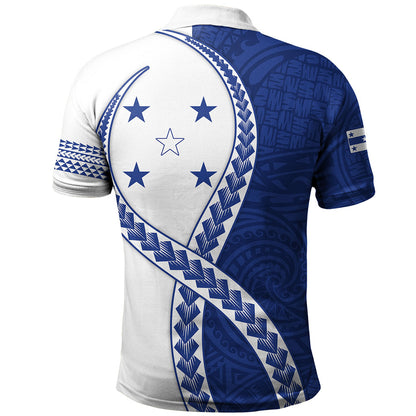 Gambier Islands Polo Shirt Tribal Polynesian In My Heart