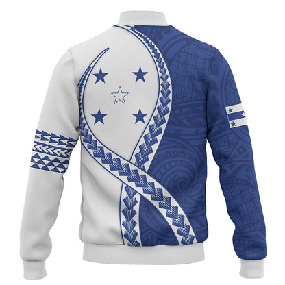 Gambier Islands Baseball Jacket Tribal Polynesian In My Heart