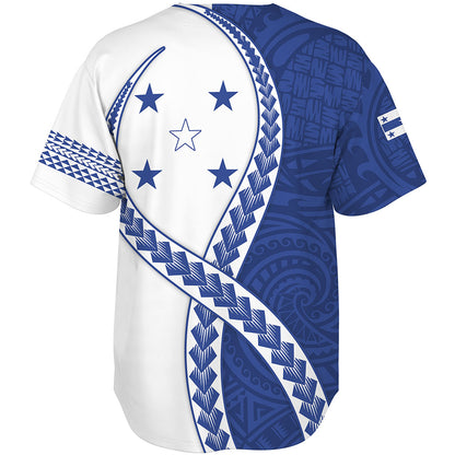 Gambier Islands Baseball Shirt Tribal Polynesian In My Heart