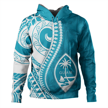 Guam Hoodie Seat Tribal Island Coconut Tree Design
