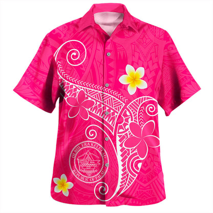 Palau Hawaiian Shirt Polynesia Floral Tribal Ver.1