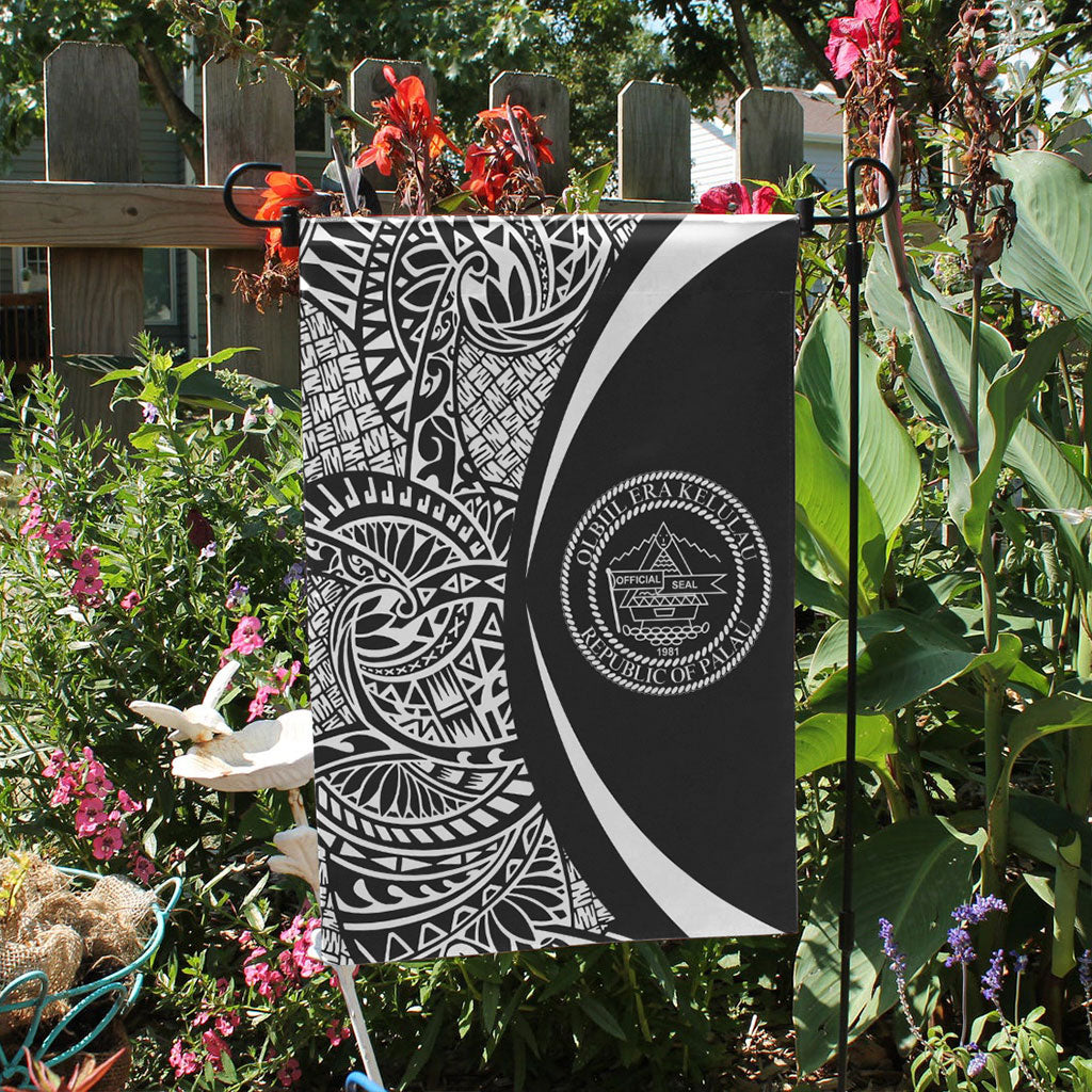 Palau Garden Flag Lauhala Circle White