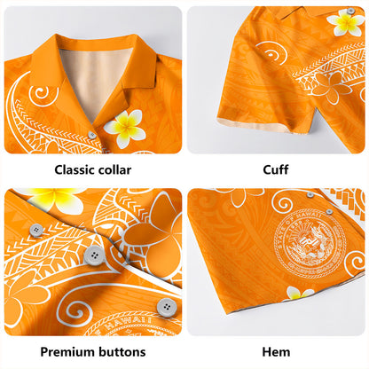 Hawaii Hawaiian Shirt Polynesia Floral Tribal Ver.1