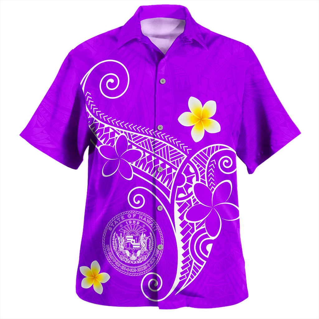 Hawaii Hawaiian Shirt Polynesia Floral Tribal Ver.1