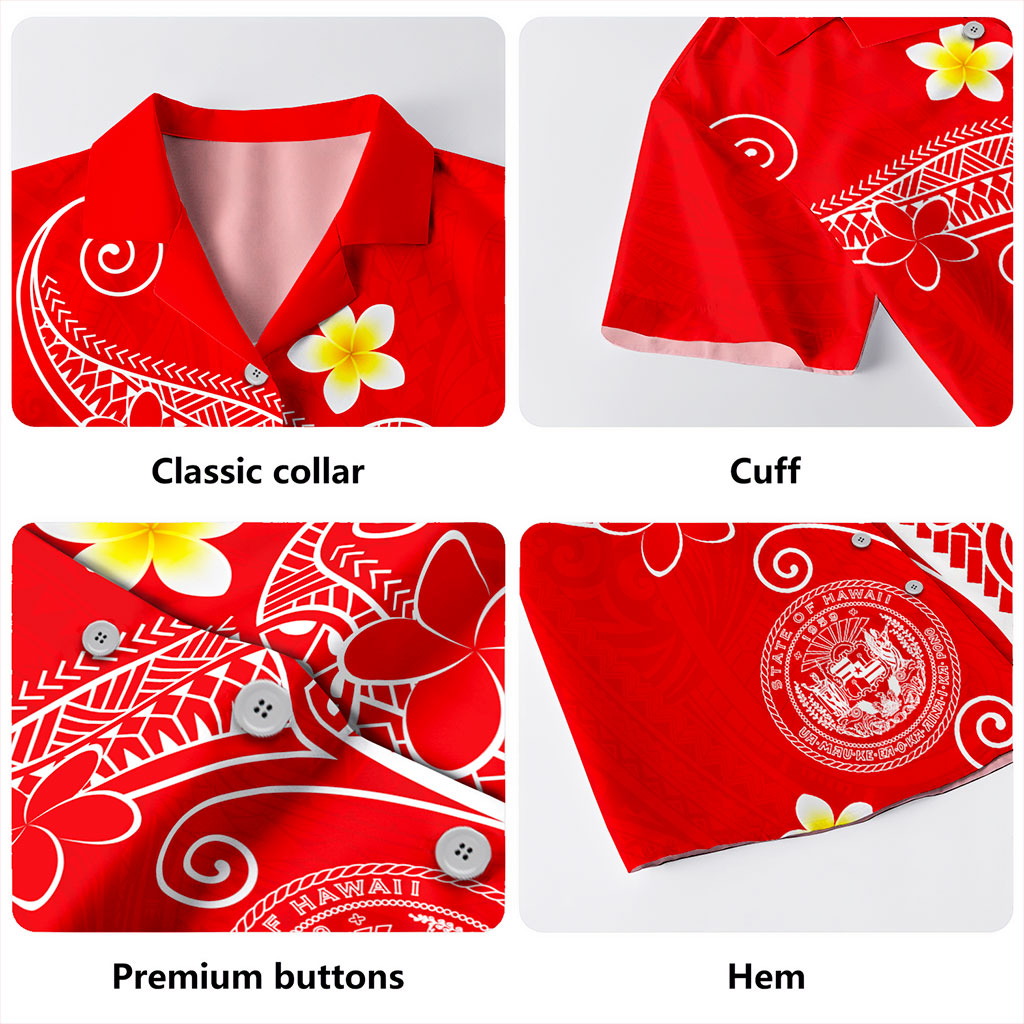 Hawaii Hawaiian Shirt Polynesia Floral Tribal Ver.1