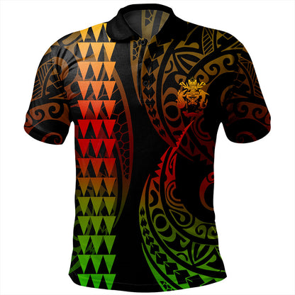 Solomon Islands Polo Shirt Kakau Style