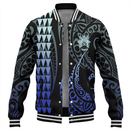 Solomon Islands Baseball Jacket Kakau Style