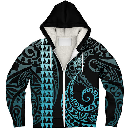 Solomon Islands Sherpa Hoodie Kakau Style Ver.1
