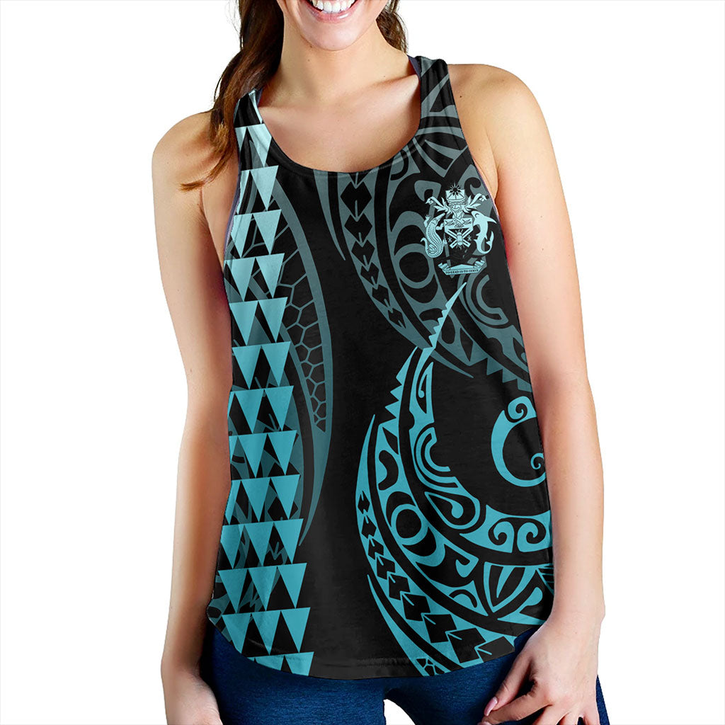 Solomon Islands Women Tank Kakau Style Ver.1