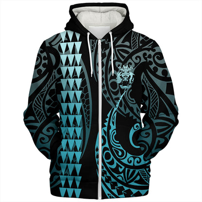 Solomon Islands Sherpa Hoodie Kakau Style Ver.1