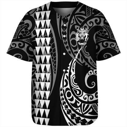 Solomon Islands Baseball Shirt Kakau Style Ver.1