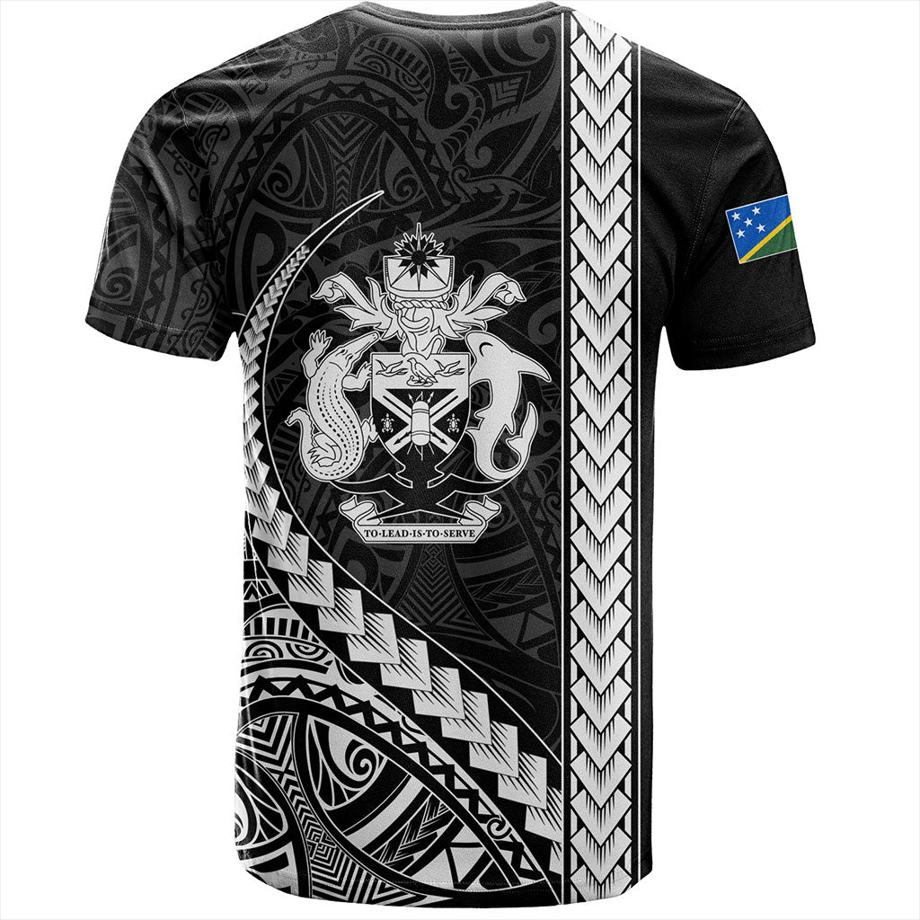 Solomon Islands T-Shirt Tribal Melanesian Coat Of Arms