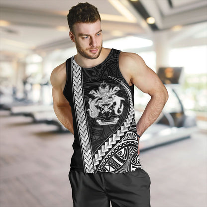 Solomon Islands Tank Top Tribal Melanesian Coat Of Arms