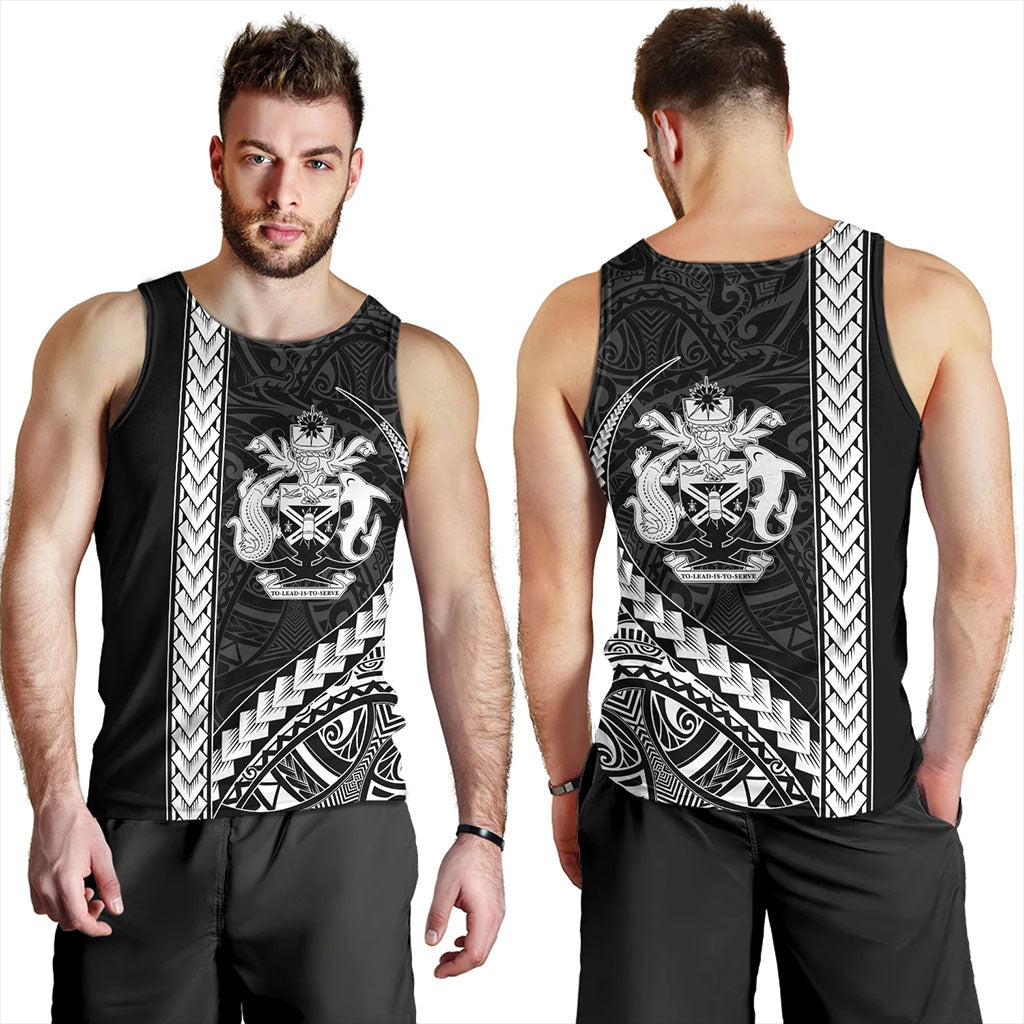 Solomon Islands Tank Top Tribal Melanesian Coat Of Arms
