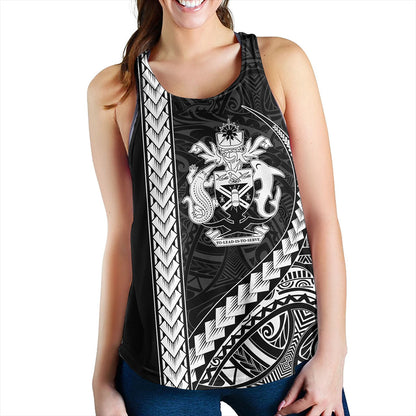 Solomon Islands Women Tank Tribal Melanesian Coat Of Arms