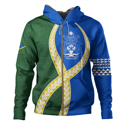 Solomon Islands Hoodie Tribal Polynesian In My Heart