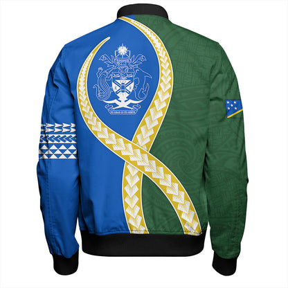 Solomon Islands Bomber Jacket Tribal Polynesian In My Heart