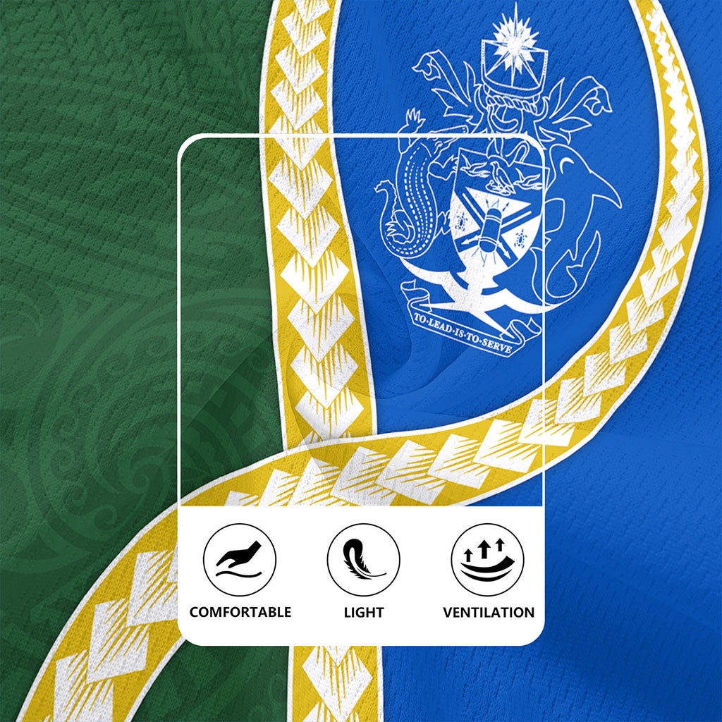 Solomon Islands Rugby Jersey Tribal Polynesian In My Heart