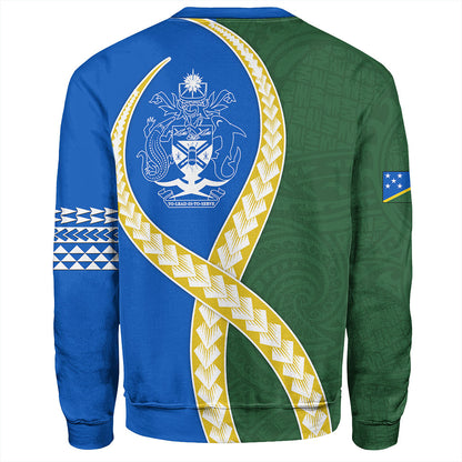 Solomon Islands Sweatshirt Tribal Polynesian In My Heart