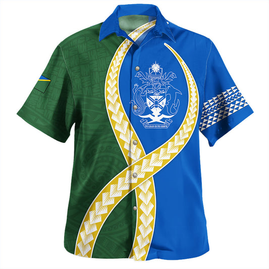 Solomon Islands Hawaiian Shirt Tribal Polynesian In My Heart