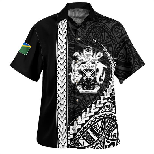 Vanuatu Hawaiian Shirt Tribal Melanesian Coat Of Arms