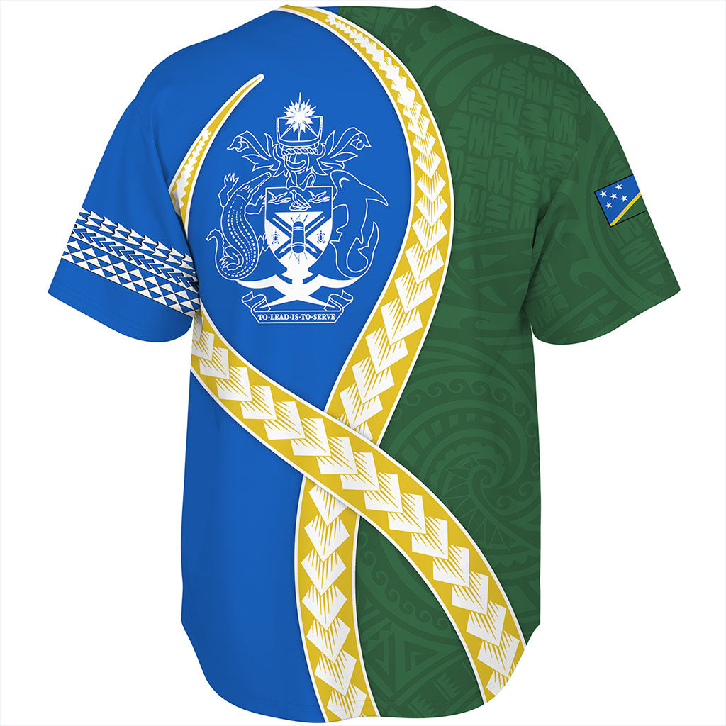 Solomon Islands Baseball Shirt Tribal Polynesian In My Heart