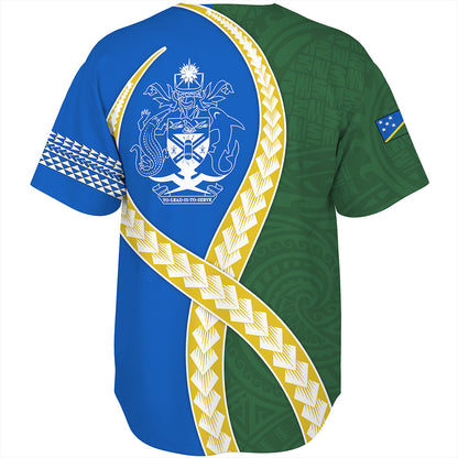 Solomon Islands Baseball Shirt Tribal Polynesian In My Heart