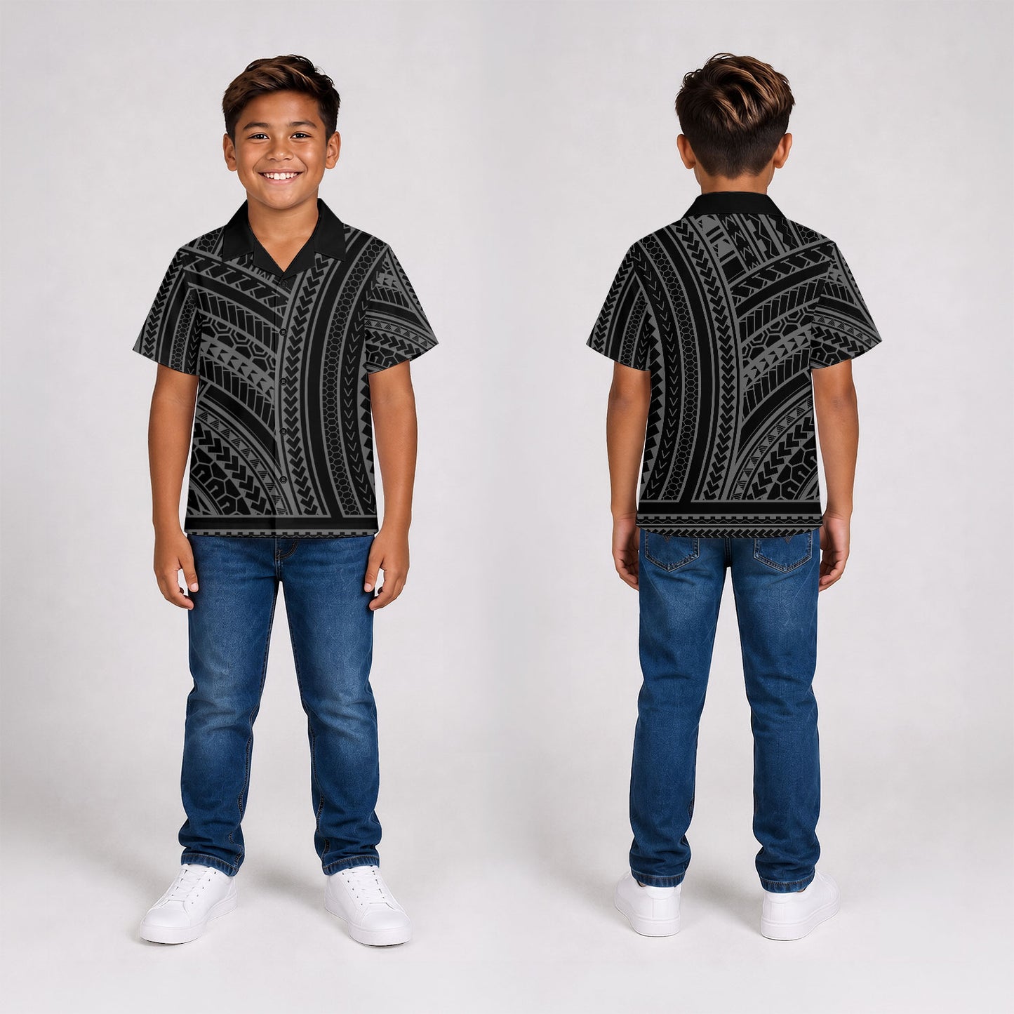 Hawaii Combo Family Polynesian Tribal Pattern